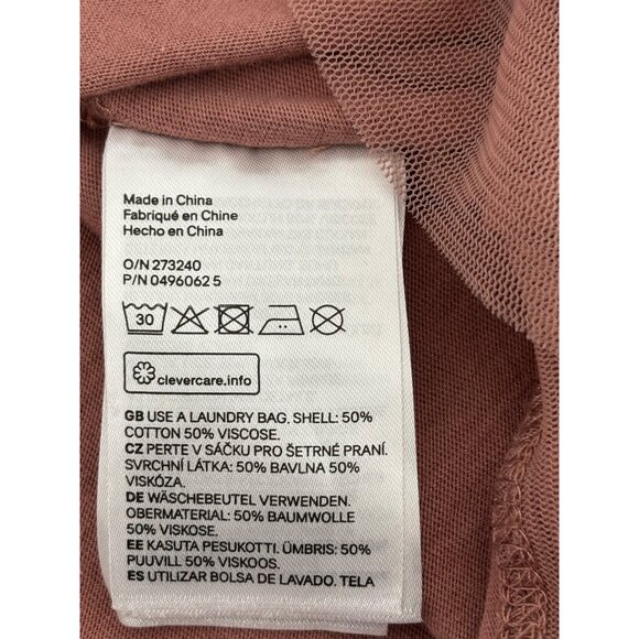 Jersey Dress Large Mesh Hem Drawstring Waist Beachy Lagenlook Festival Boho Chic - Picture 4 of 12